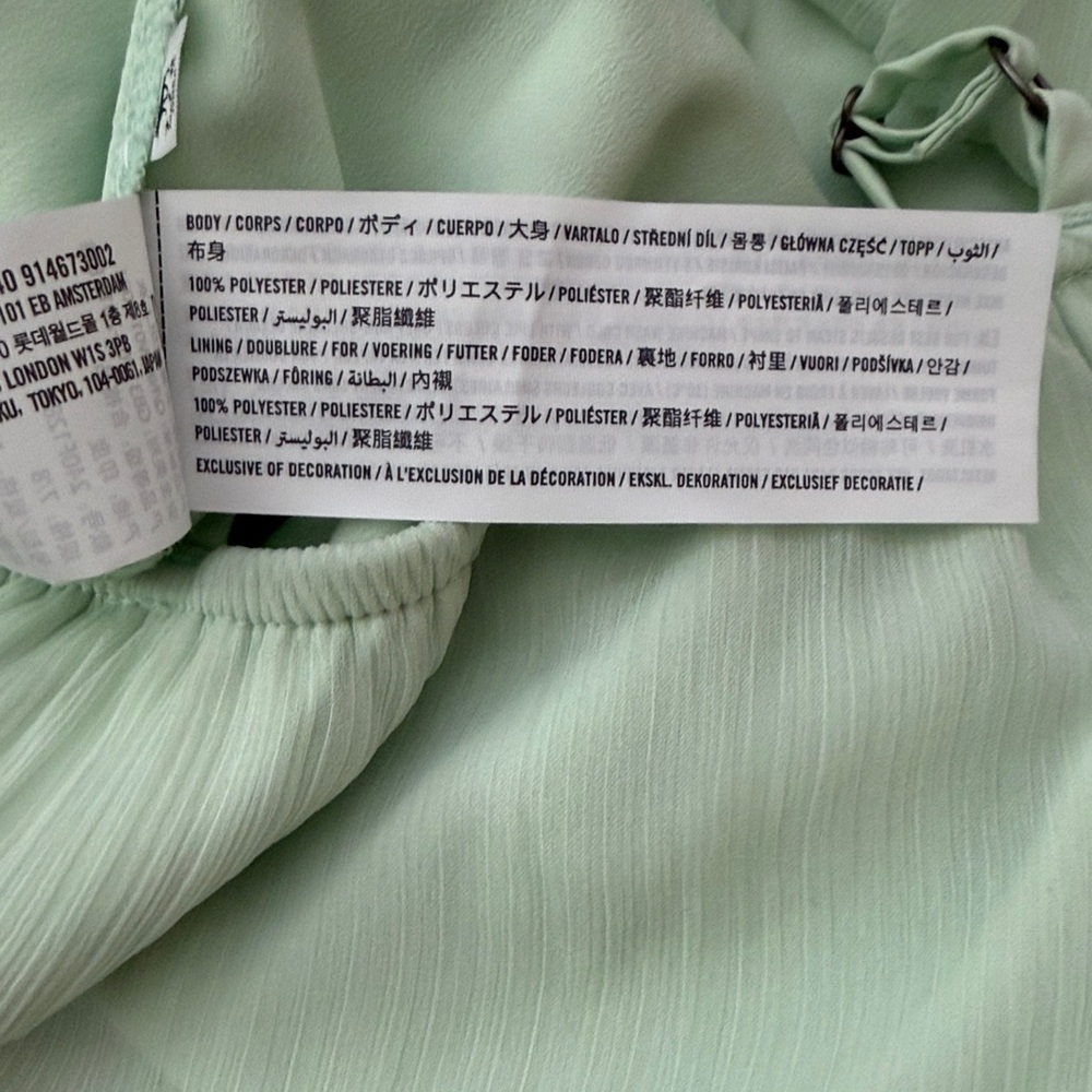 Abercrombie Kids Mint Green Ruffled Camisole, size 7/8 - Picture 7 of 7
